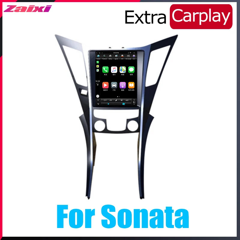 Tesla Тип Android для hyundai Sonata 2011 2012 2013 Автомобильный Android dvd-плеер навигация gps радио мультимедийная система