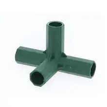

16MM PVC Fitting 5 Types Stable Support Heavy Duty Greenhouse Frame Building Connector Suitable For Building Flower Racks