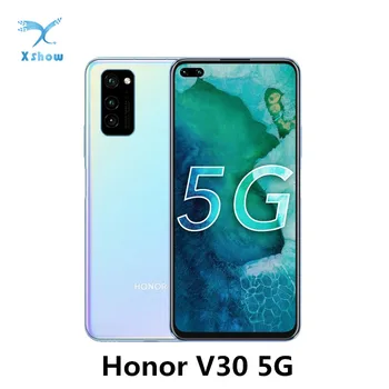 

Honor V30 6GB 128GB 5G Smartphone NFC Kirin 990 Octa Core 40MP Triple Rear Camera 6.57" SuperCharge 4200mAh Battery Cellphones