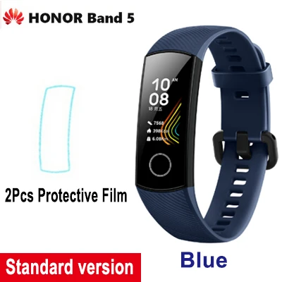 huawei Honor Band 5 Смарт-браслет Оксиметр крови кислородный монитор сердечного ритма во время сна Спорт Bluetooth NFC смарт-браслет - Цвет: package 2