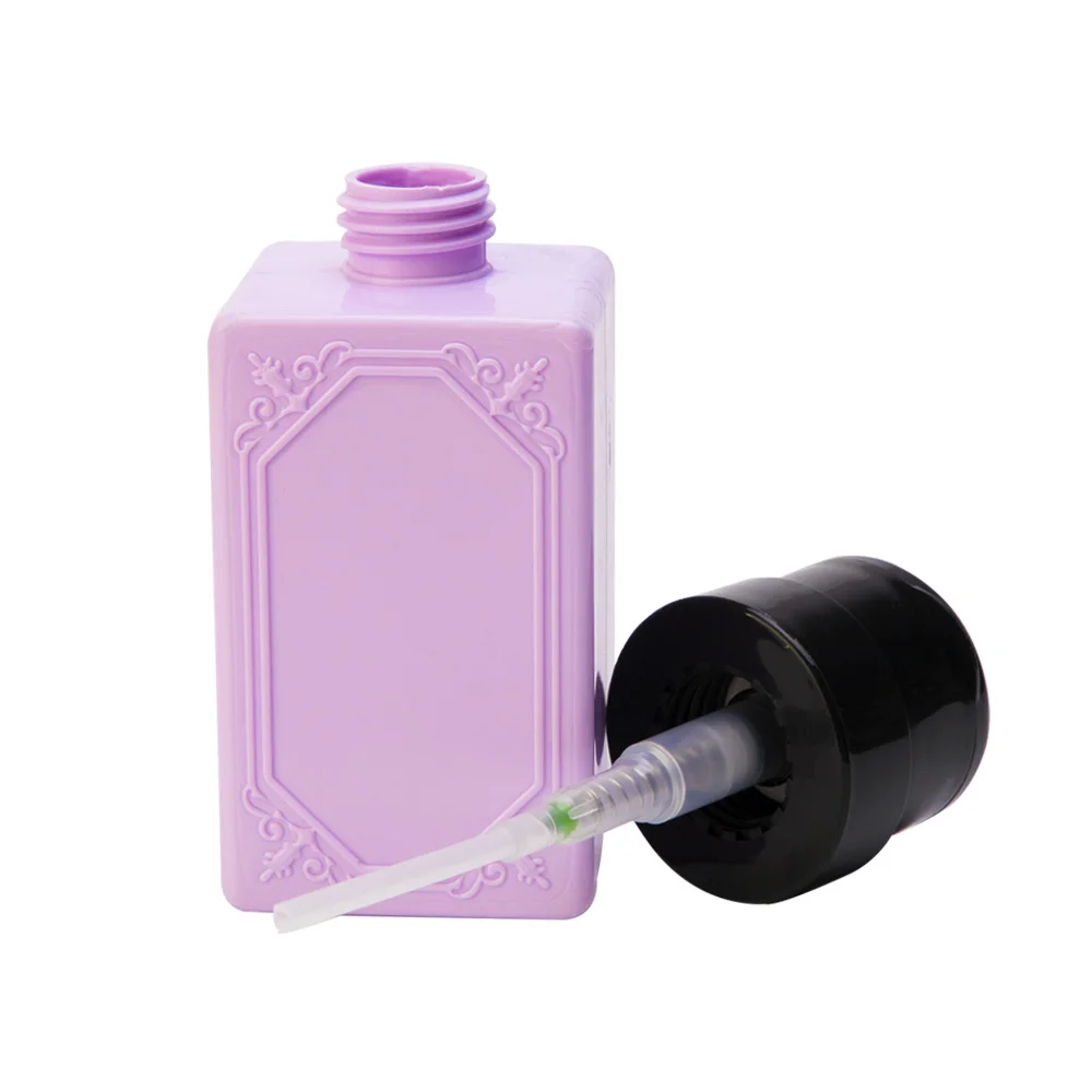 210ml purple 210 мл, высокое качество, Пустой дозатор, бутылка для снятия лака для ногтей, 200 мл, Жидкий УФ Гель-лак для ногтей, чистая бутылочка с ацетоном - Цвет: 210ml purple
