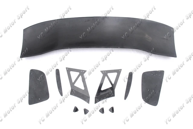 Universal Fit For Subaru Crosstrek 15-17 Rear Roof Spoiler Wing Black W/  Light