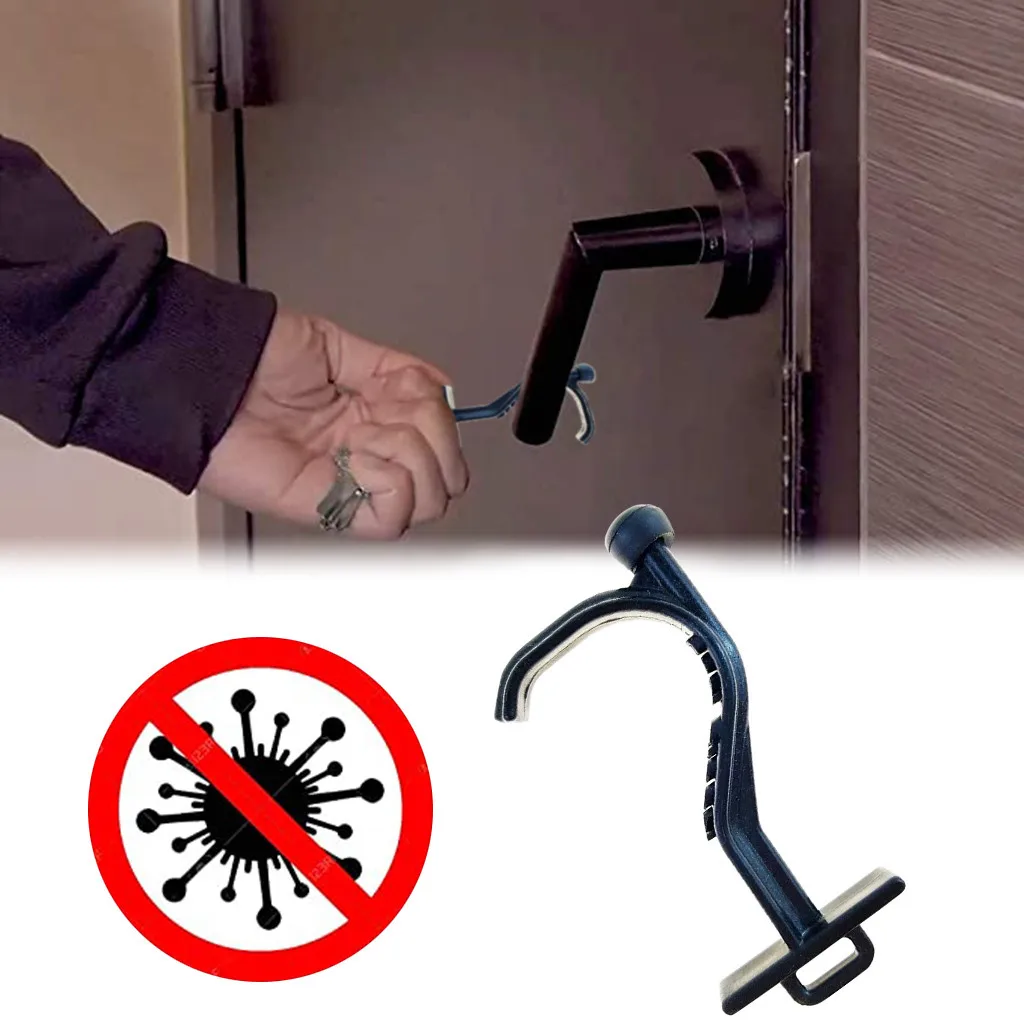 Hygienic Door Handle EDC Door Opener Easy To Carry Handle Key Metal