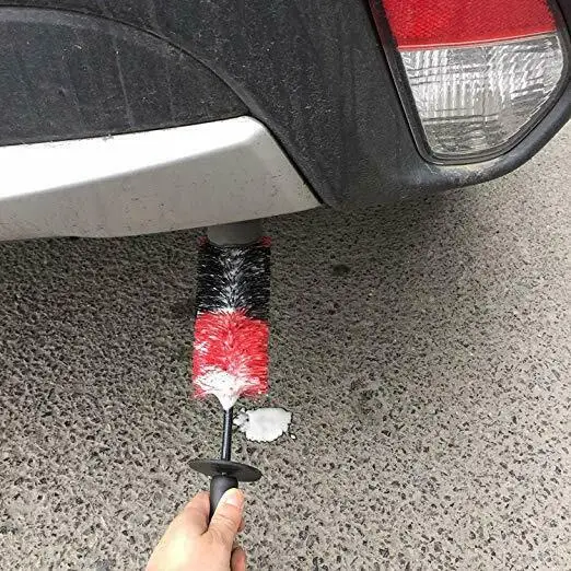 Автомобильная ручка обод шины детализация автомобильного ухода выхлопной наконечник мотоцикла щетка