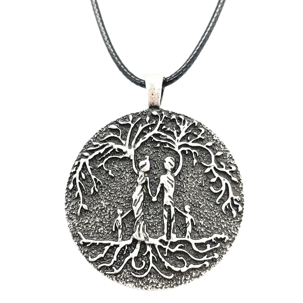 

10Pcs Tree Of Life Yggdrasi Pendant Family Tree Father Mother Kids Necklaces Mothers Day Gift Mom Jewelry Wholesale 2022