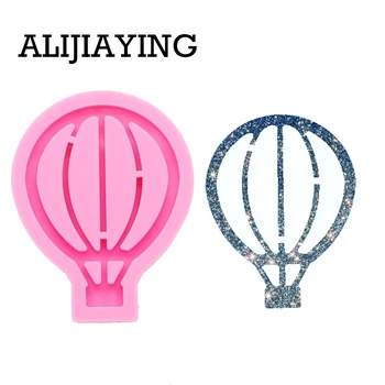 

DY0087 DIY Shiny hot air balloon keychain silicone mold epoxy resin molds for jewelry Polymer Clay Candy Chocolate Moulds