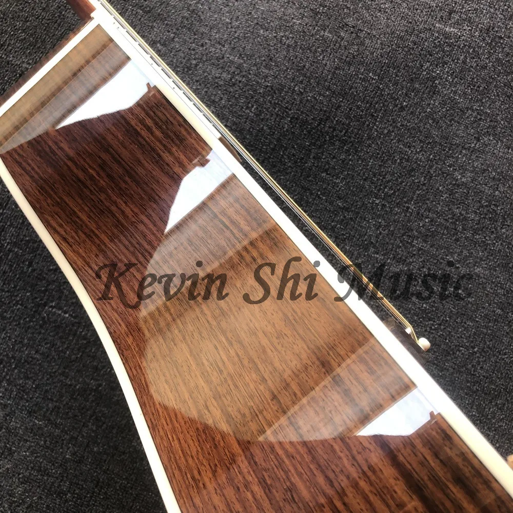 KSG 4" ручная работа G45 Акустическая гитара винтажная sunburst Акустическая Электрогитара Акустические две алмазные инкрустации