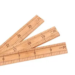 High-quality Bamboo Ruler Ruler, Double-sided Scale, Market Measurement, Cloth Ruler, Centimeter Inch Sewing Tailor Ruler