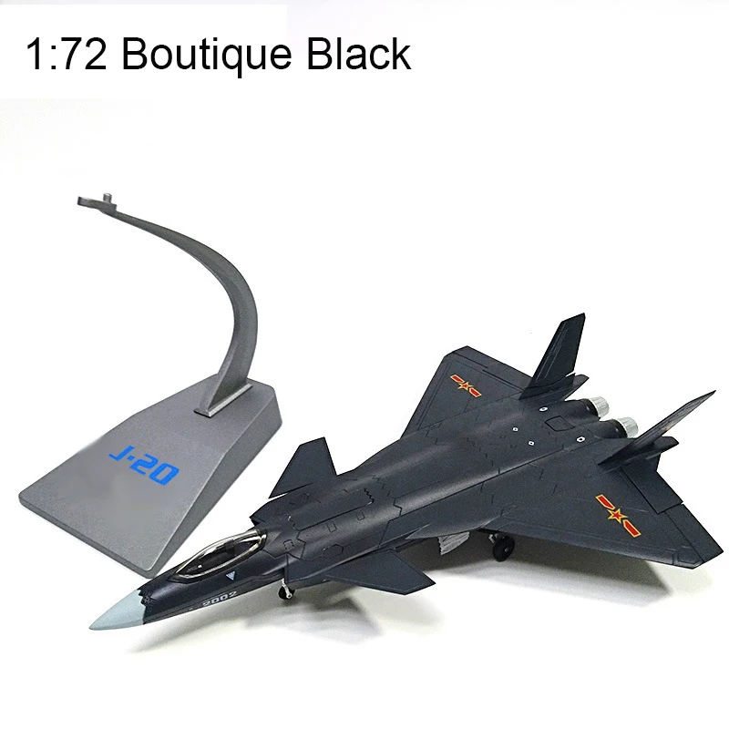 Сплав 1: 48/72/100 J-20 модель самолета-истребителя моделирование Военная Униформа air force сувениры - Цвет: 1.72