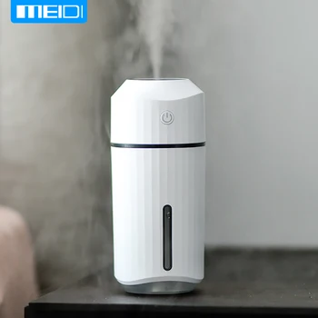 

MEIDI Humidifier in car Aromatherapy Diffuser Portable USB Quiet Ultrasonic Aroma Cool Mist 7 Fascinating LED Night Lights