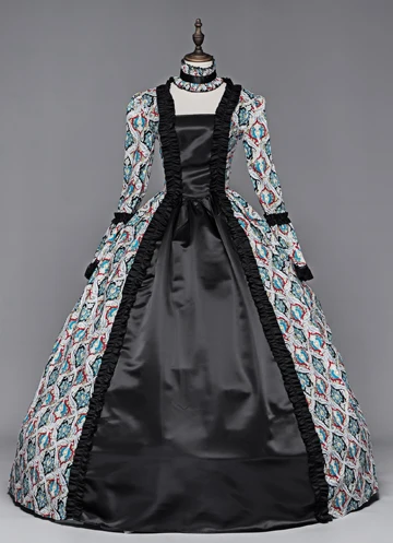 Лидер продаж, грузинское викторианское готическое платье, платье для выпускного вечера, одежда для театра восстановления - Цвет: image color