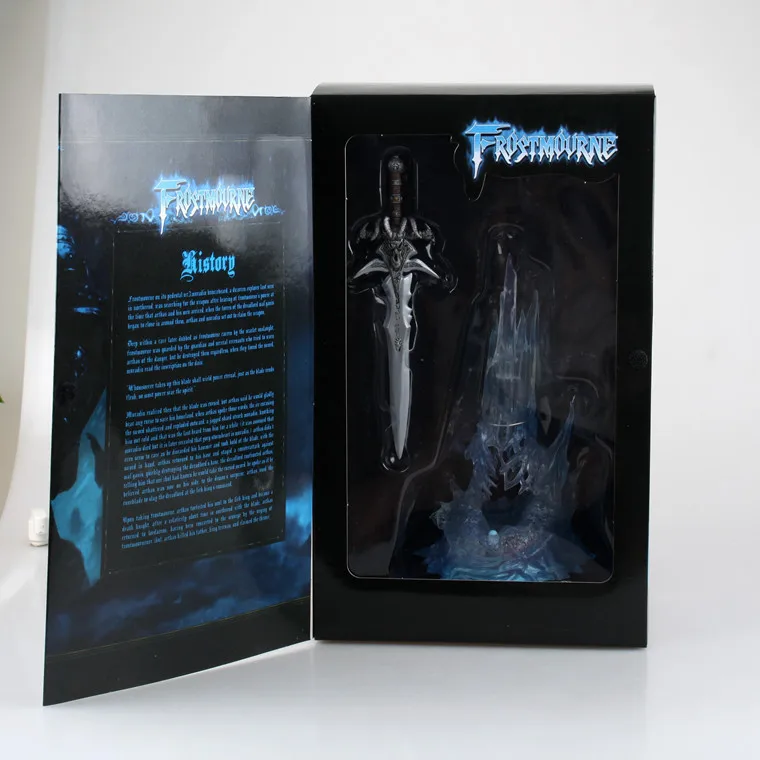 Yaya аниме World of Warcraft Frostmourne меч Эльзас оружие Модель в коробке Garage Kit