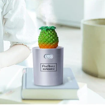 

Pineapple Portable Mini Humidifier USB Household Lantern Cartoon Air Humidifier Ultrasound Atomizer Night Light for Car Office