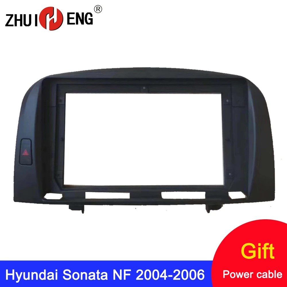ZHUIHENG 2 Din Автомобильная Радио фасция Рамка для Hyundai Sonata NF 2004 2006 автомобильный DVD navi