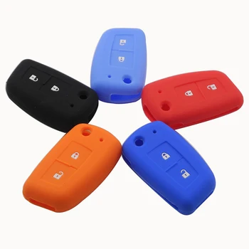 

Kutery 30pcs/lot 2 Button Silicone Car Remote Key Fob Shell Cover Case For Nissan X-Trail Juke Qashqai Micra Pulsar