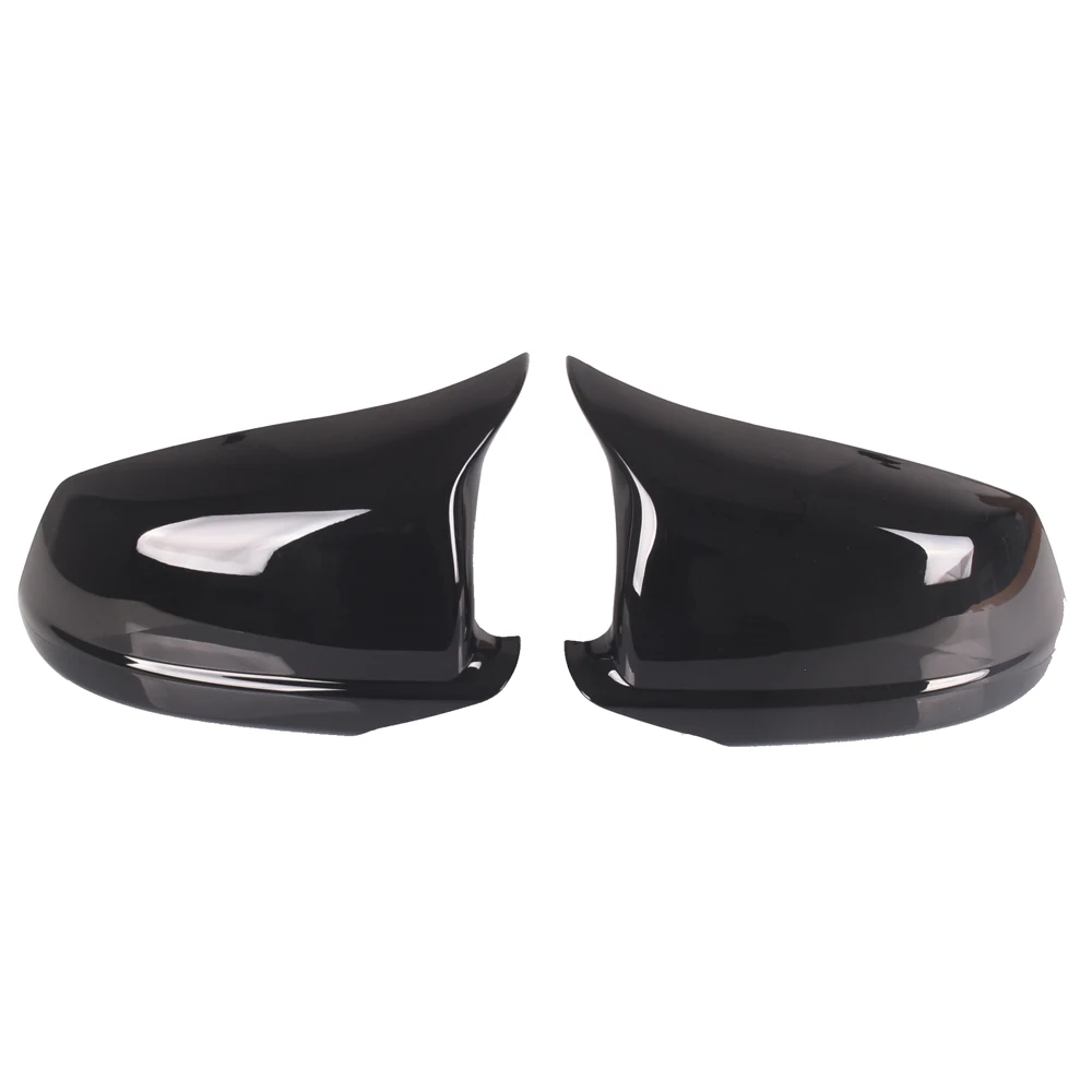 Rearview Mirror Covers for BMW F10 F11 5-Series 520i 523i 525i 528i 530i Caps  Side Rear-View ABS Carbon Fiber Gloss Black car hood