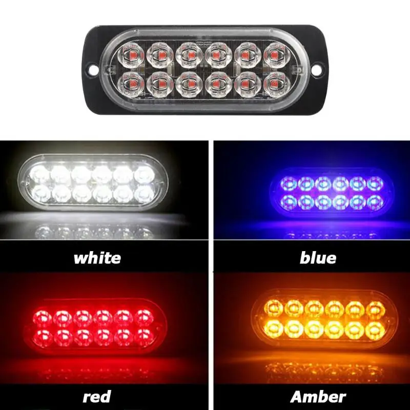 12V 12W 12LED светильник ABS IPX 4 Водонепроницаемый надежная безопасная прочная