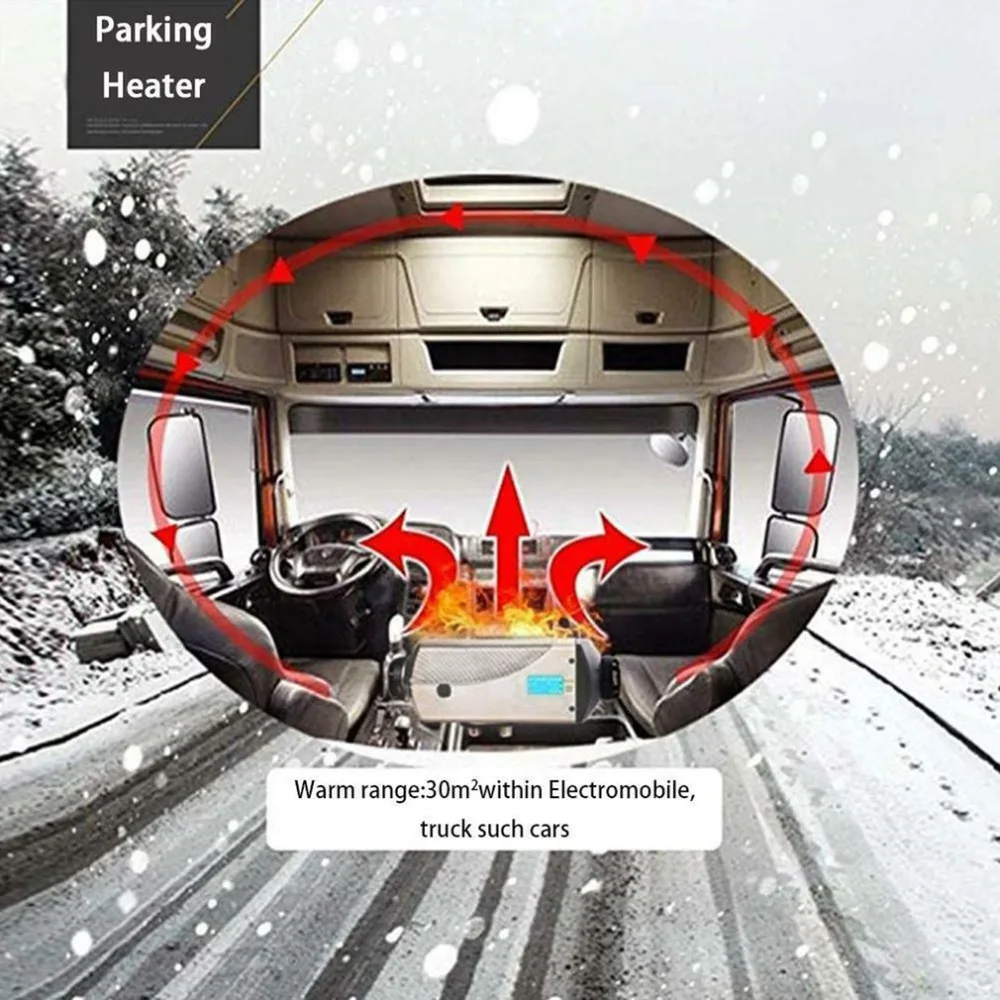 Горячая 5Kw 12V Авто дизельный Обогреватель стояночный отопитель нагреватель воздуха для автомобиля синий Экран с красным пульт управления controlFor автомобиля грузовика, автобуса, универсальный