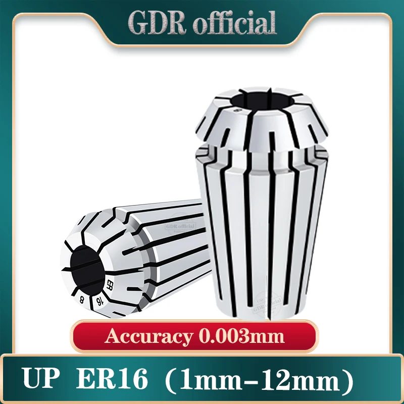 

ER16 collet UP ER Collet Chuck ER16 Collet Precision 0.003 1mm-12mm ER16 Spring Collet High Precision Collet er16 Collet Set