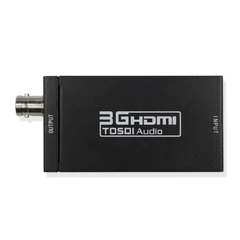 

HDMI to 3G SDI Spdif Signal Converter Adapter with 3.5mm Audio Jack for HDTV Camera