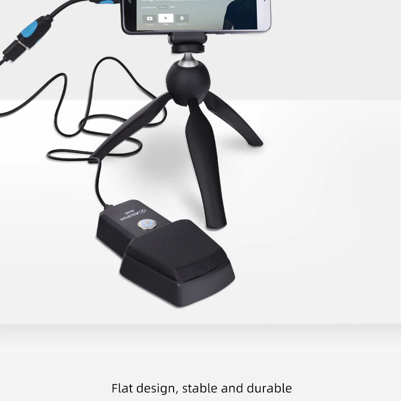 Alctron BU35 цифровой границы USB микрофон подключи и играй для видео встречи, онлайн обучения, Монитор жизни и других случаев