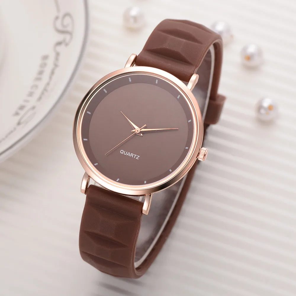 

Women's Ladies WristWatches Fashion Silicone Strap Quartz Casual Luxury dames horloges reloj mujer marcas famosas de lujo 2019