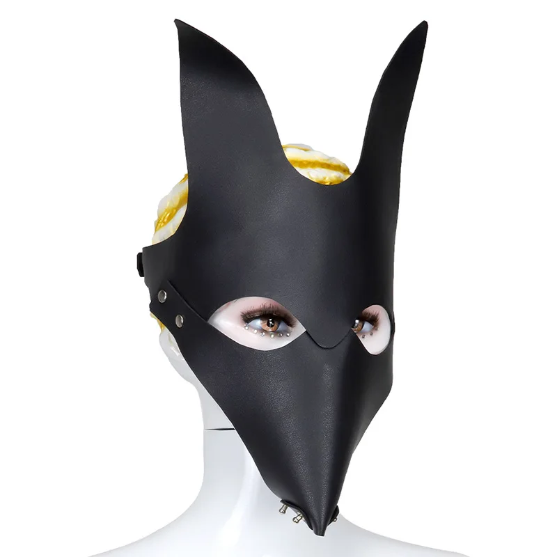 Adult Product Sex Game Tease Bondage Harness Mask Toys BDSM Restraints Ear Hood SM Games Eye | Красота и здоровье