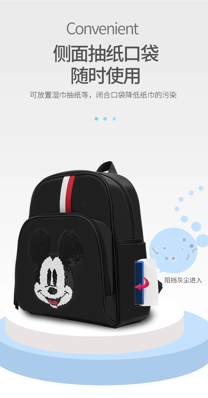 Disney Минни Микки классические Пеленки сумки Мумия материнства рюкзак подгузник мешок большой емкости Детская сумка путешествия