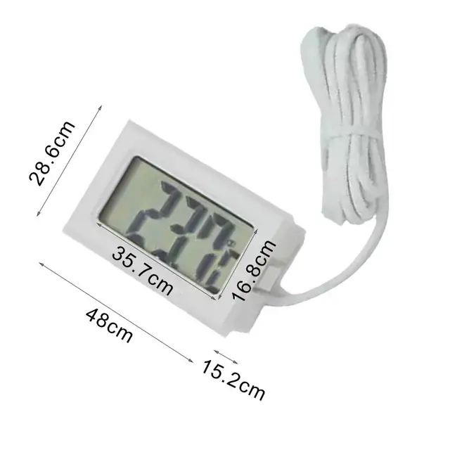 2 Színű Digitális Érzékelő Pontos Lcd Kijelző Távoli Higrométer Méhkas Hőmérő Az Otthoni Kerti Ellátáshoz