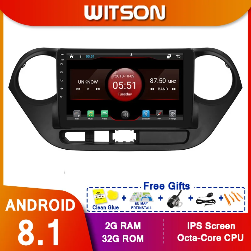 WITSON 9 &quotFULL HD сенсорный экран Android 1 Восьмиядерный Автомобильный GPS мультимедийный