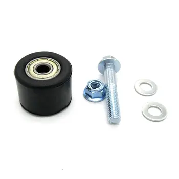 

8mm Black Motorcycle Chain Roller Slider Tensioner Wheel Guide Plastic Metal Motorcycle Chain Guide for Yamaha YFZ 350