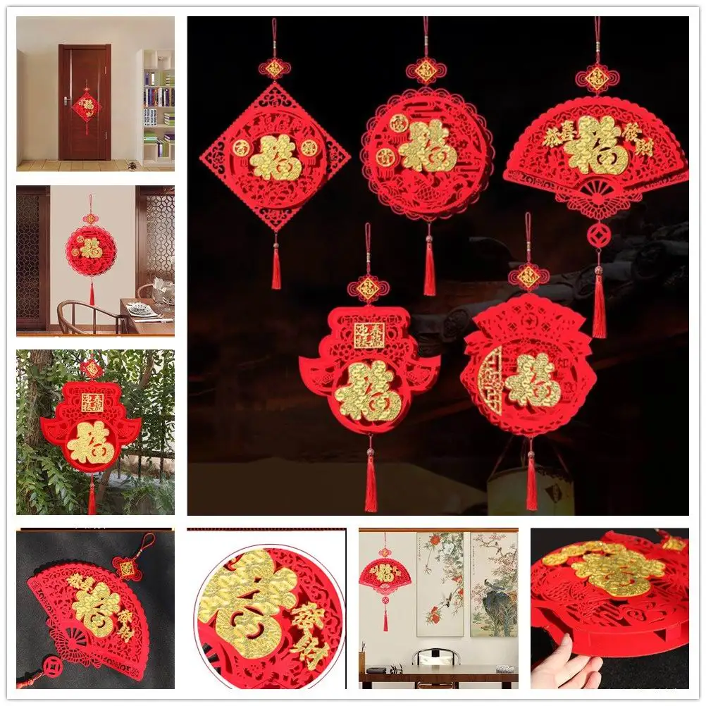 Large Chinese New Year Lanterns Lucky Hanging Lanterns for