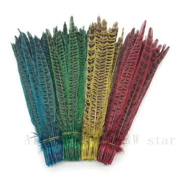 

Wholesale 25-30CM (10-12 Inch) Natural Hen Tail Feather Dyed 100-200PCS DIY Decoration Craft Ornament Dream Catcher Feather