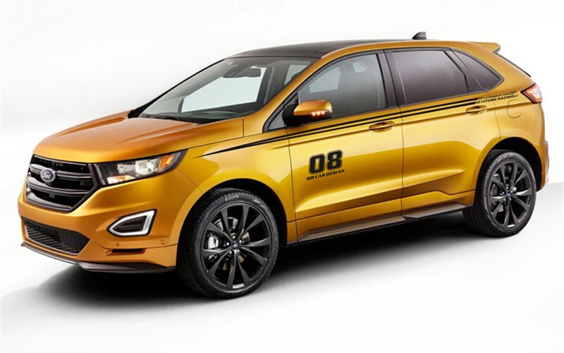 World Datong, автомобильные стильные спортивные наклейки для Ford Edge, наклейки на кузов и наклейки, авто наклейки