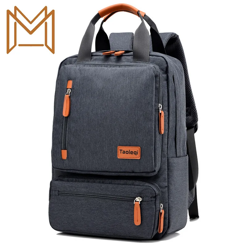 

Men Women Both Shoulders Package Trend Canvas Backpack Youth Computer Backpack College Student Bag Leisure Time