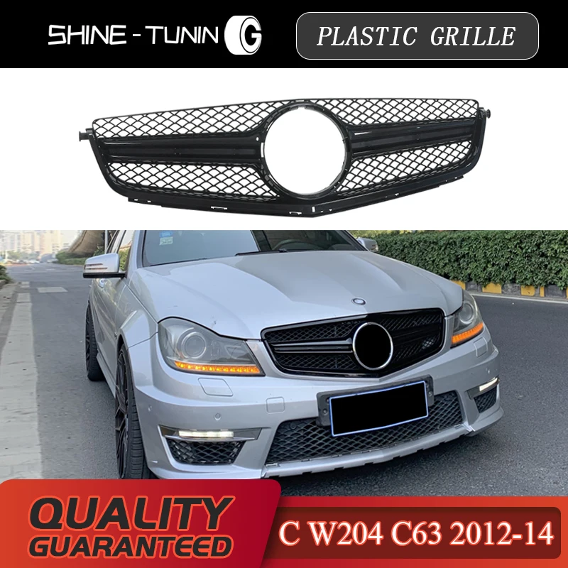 Решетка W204 C63 подходит для C класса W204 AMG настоящий C63 гриль подходит только для настоящего c63 amg 2012