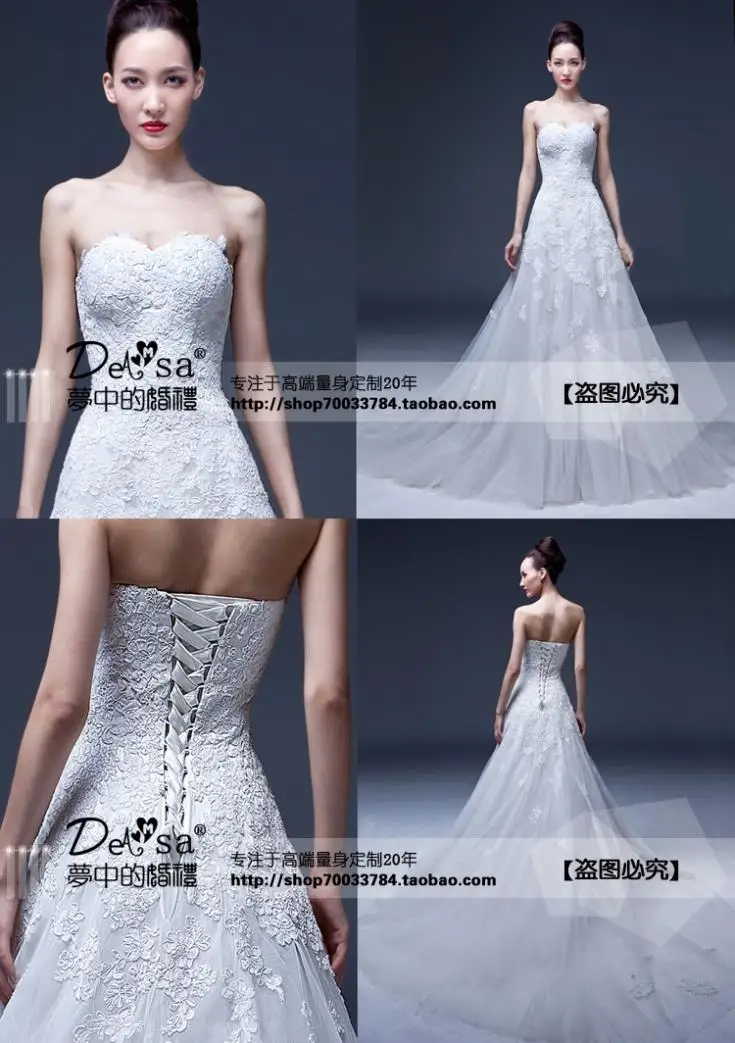 Длинное кружевное платье vestido de noiva Формальное с аппликацией Милое Свадебное платье с кружевной аппликацией платья для матери невесты