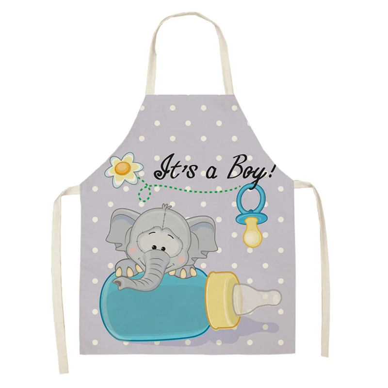 Cute Elephant Women Kitchen Apron Cotton Linen Sleeveless Chef Cooking Aprons Kitchen Accessories 68 55cm 0085 Buy Online At Best Prices In Bangladesh Daraz Com Bd