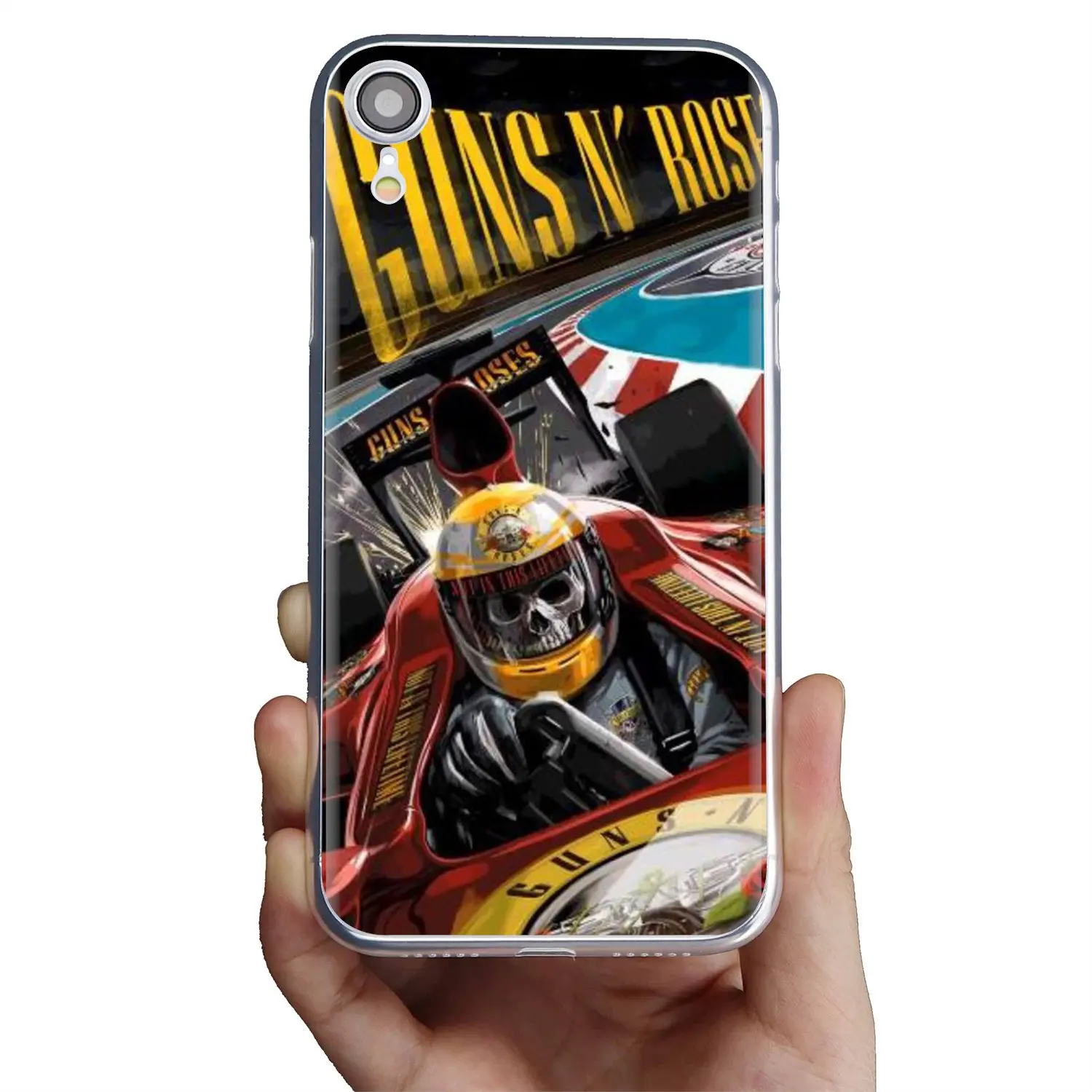 Мягкий силиконовый чехол Guns N Roses Music для Huawei G7 G8 P7 P8 P9 P10 P20 P30 Lite Mini Pro P Smart 2019 |