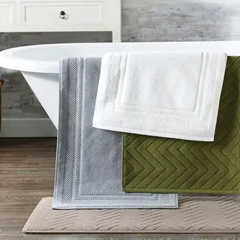 

38 Comfortable Little Feet Bath Mat Hotel Home Towel Cotton Thick Slip-resistant Doormat Absorbent Mats