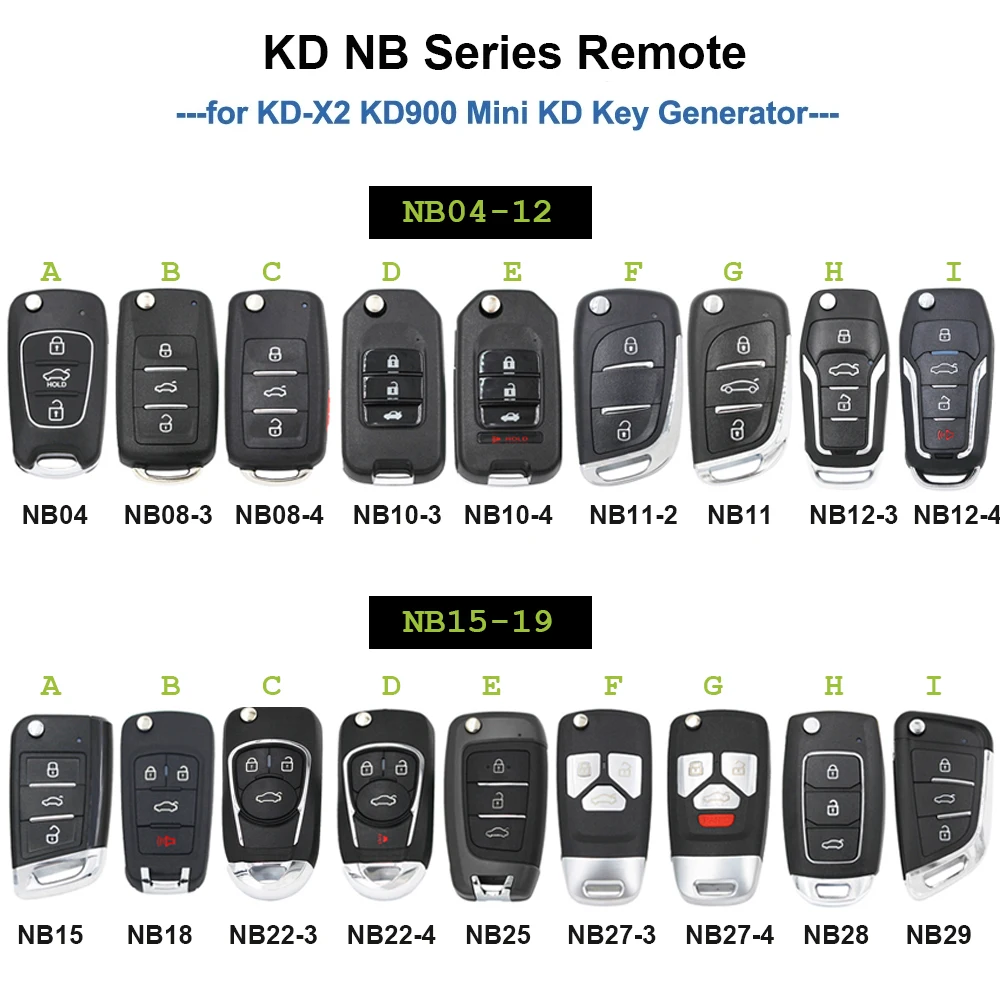 KEYDIY 5 шт. NB серии многофункциональный пульт дистанционного Fob NB04 NB11 NB15 NB18 NB29 NB27 NB28