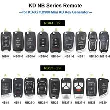 Keydiy 5 pces nb série multi-funcional fob remoto nb04 nb11 nb15 nb18 nb29 nb27 nb18 para kd900 urg200 KD-X2 todas as funções em um