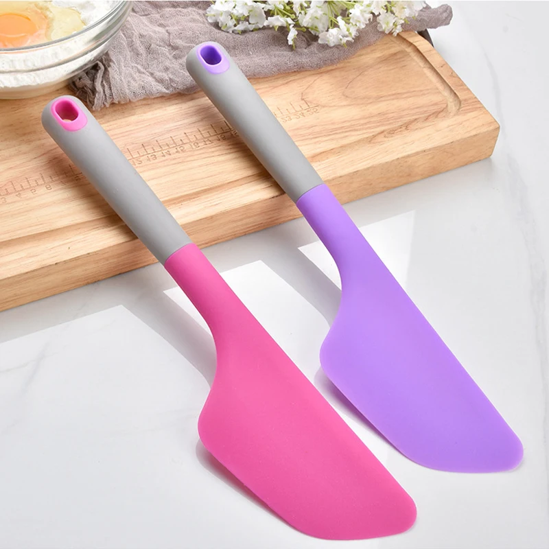 Extra Large Silicone Cream Baking Scraper 34Cm Non Stick Butter Spatula Smoother Spreader Heat Resistant Cookie Pastry Scraper