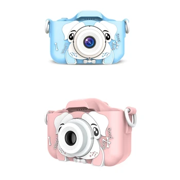 

Kids Camera Digital Video Recorder Shockproof Action Camera with 2 Inch IPS Sn, Gift for Girls and Boys