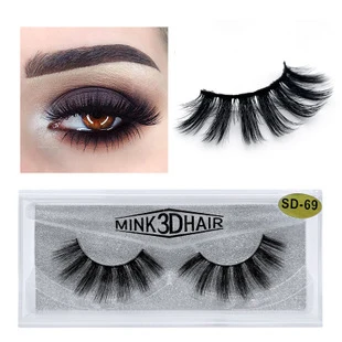 

1Pair Natural Mink Hair Eyelashes Black Long Sparse Cross 3D False Eyelashes Fake Magnetic Eye Lashes Extensions Makeup Tools