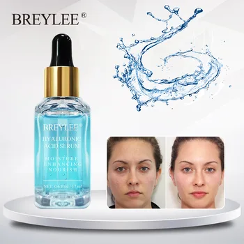 

BREYLEE Hyaluronic Acid Serum Facial Moisturizing Hydration Essence 100% Natural Ingredients Face Skin Care Nourishing Essence