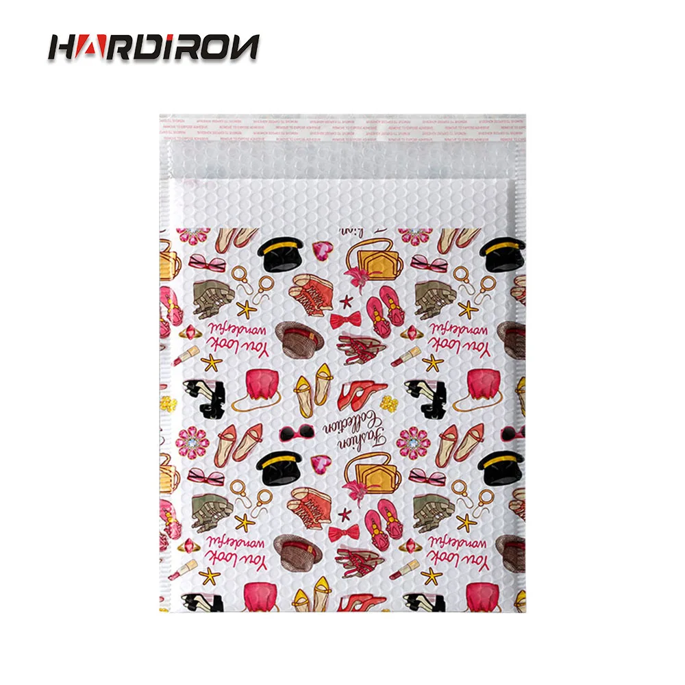 

HARDIRON 30PCS Color Multi-pattern Co-extruded Film Envelope Bag Advertising Bubble Packaging Transport Pouch