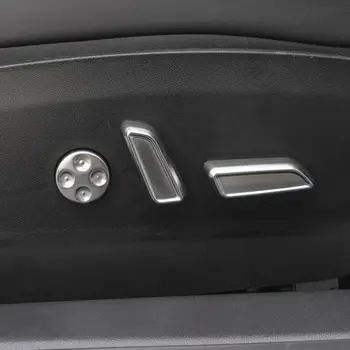 

Interior Switch Button Cover For Tesla Model 3 Aluminum Alloy Silver 6pcs