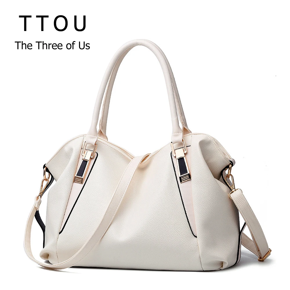  TTOU Designer Women Handbag Female PU Leather Bags Handbags Ladies Portable Shoulder Bag Office Lad - 32945428218