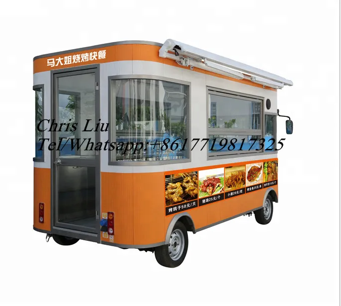 Самая популярная пищевая тележка/прицеп и грузовик с прокатным жареным мороженым машина для оптовой продажи